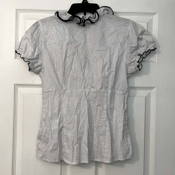 JUNIORS BUTTON DOWN BLOUSE : SIZE XL - Picture 3 of 3